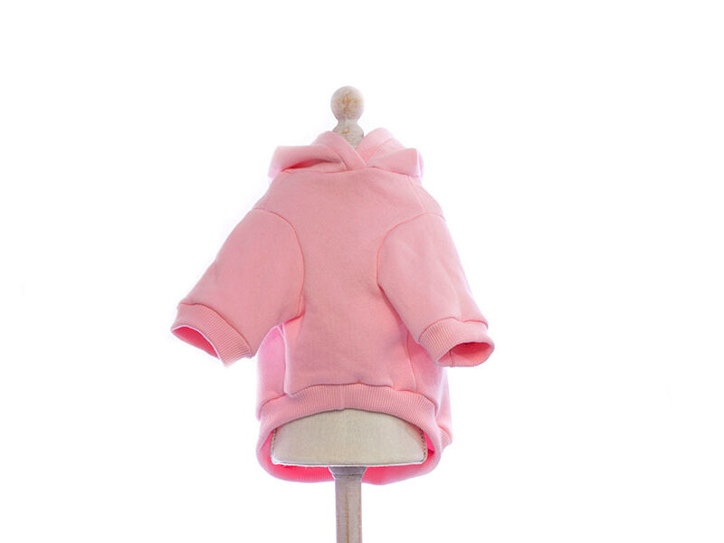 hanorac roz bumbac gluga caine 2