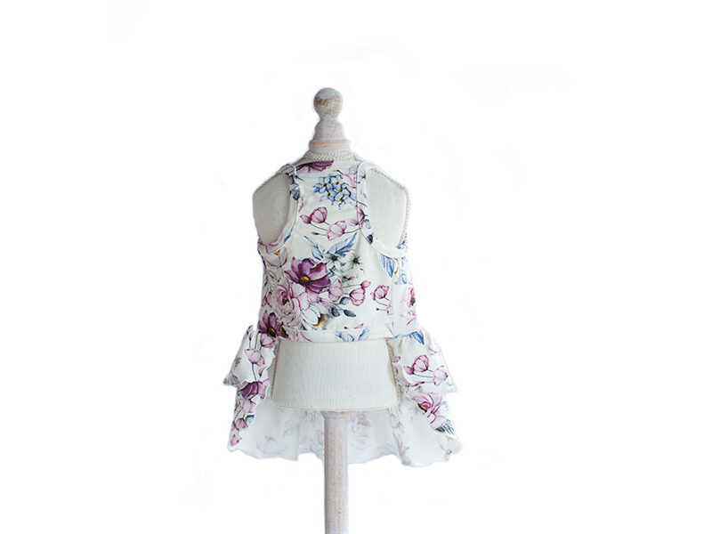 rochie pentru catei cu imprimeu floral