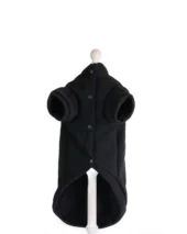 Hanorac negru pentru câini Mama’s Pumpkin – haine de Halloween CristaliaPet poză față